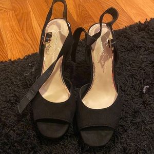 Jessica Simpson Black Heels